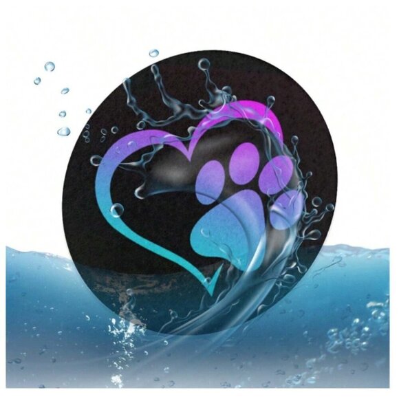 Heart & Paw Absorbent Car Coaster 2 Pack Ombre NWT - Picture 4 of 5